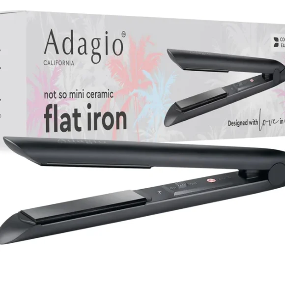 ADAGIO CALIFORNIA "NOT SO MINI CERAMIC" FLAT IRON